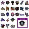 50PCS Waterproof Neon Graffiti Stickers Set for Guitar Skateboard Car Phone Toy Creative Cartoon Decoration Notebook