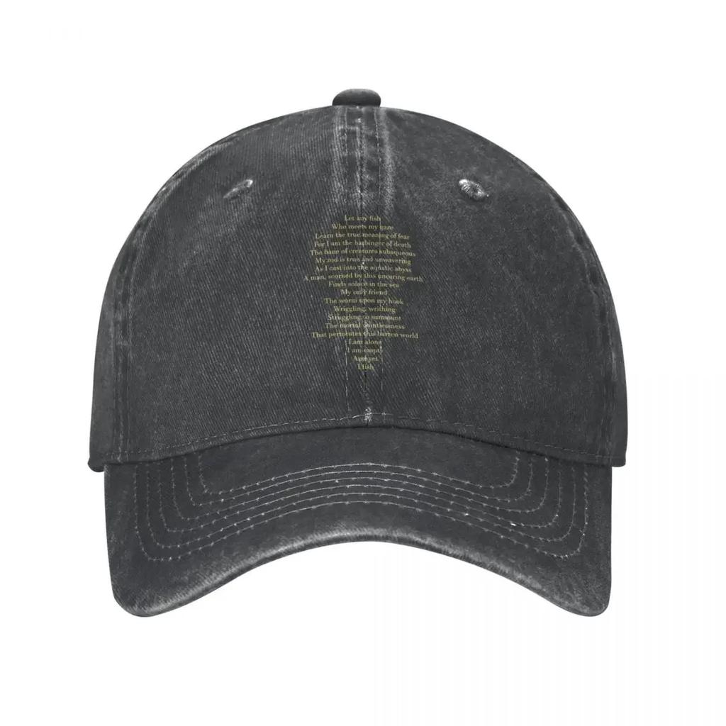 Let Any Fish Who Meets My Gaze Learn The True Meaning Of Fear Baseball Cap Rugby Christmas Hat Men Caps Women'S