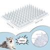 Transparent Cat Scratch & Garden Spike Mat - Anti-Scratch & Anti-Bird Repellent for Home & Balcony