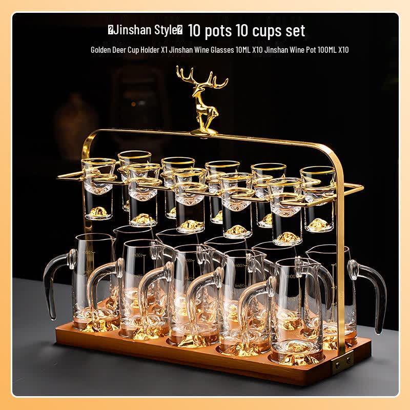Luxury Handmade Crystal Baijiu Glass Set