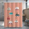 Bathroom Thickened Waterproof Curtain Mildew Proof Shower Curtain Shower Partition Curtain Shower Curtain Bathroom Curtain Free Perforation