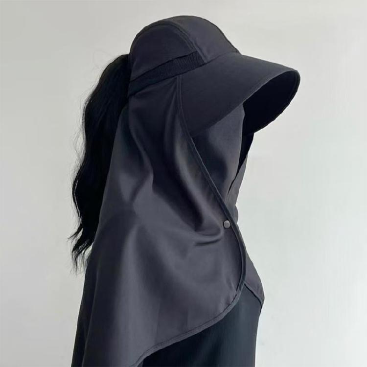 Sunshade Sun Hat with Large Shawl Neck Flap for Outdoor Activities Adjustable Neck Covering Stylish Neck Flap