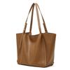 Genuine Leather Large-capacity Women's Bag 2025 New Fashion Retro Tote Bag Korean Style Trendy Shoulder Bag Cross-border