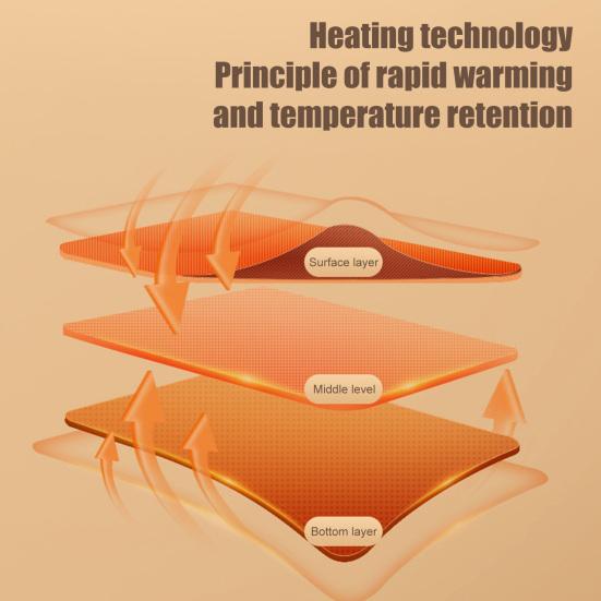 Heated Fingerless Smart Heating Gloves 3 Heat Modes Digital Display Gloves Water-Resistant Windproof Rechargeable Hand Warmers for Work Cycling Skiing