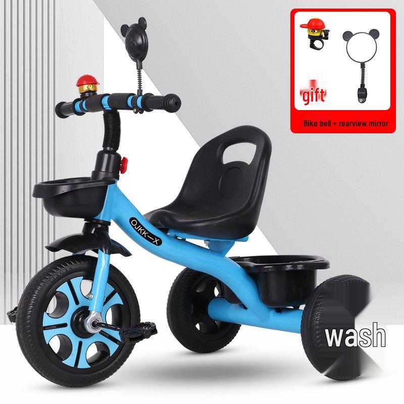 Large Size Tricycle for Kids 1-6 Years - Convertible Baby Stroller & Pedal Bicycle for Kindergarten