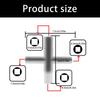 Professional Carbon Steel Crosses Head Water Valving Spanner Faucet Wrench Suitable For Different Pipe Fittings And Size