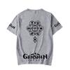 Genshin Impact T Shirt for Men Women Summer Clothing Fitness O Neck Anime Man T-shirt for Male Oversized Men T-shirts Tops