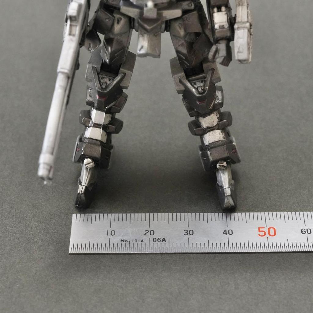 Used Armored Core Dual Face Gunmetal One Coin Figure Plastic Model