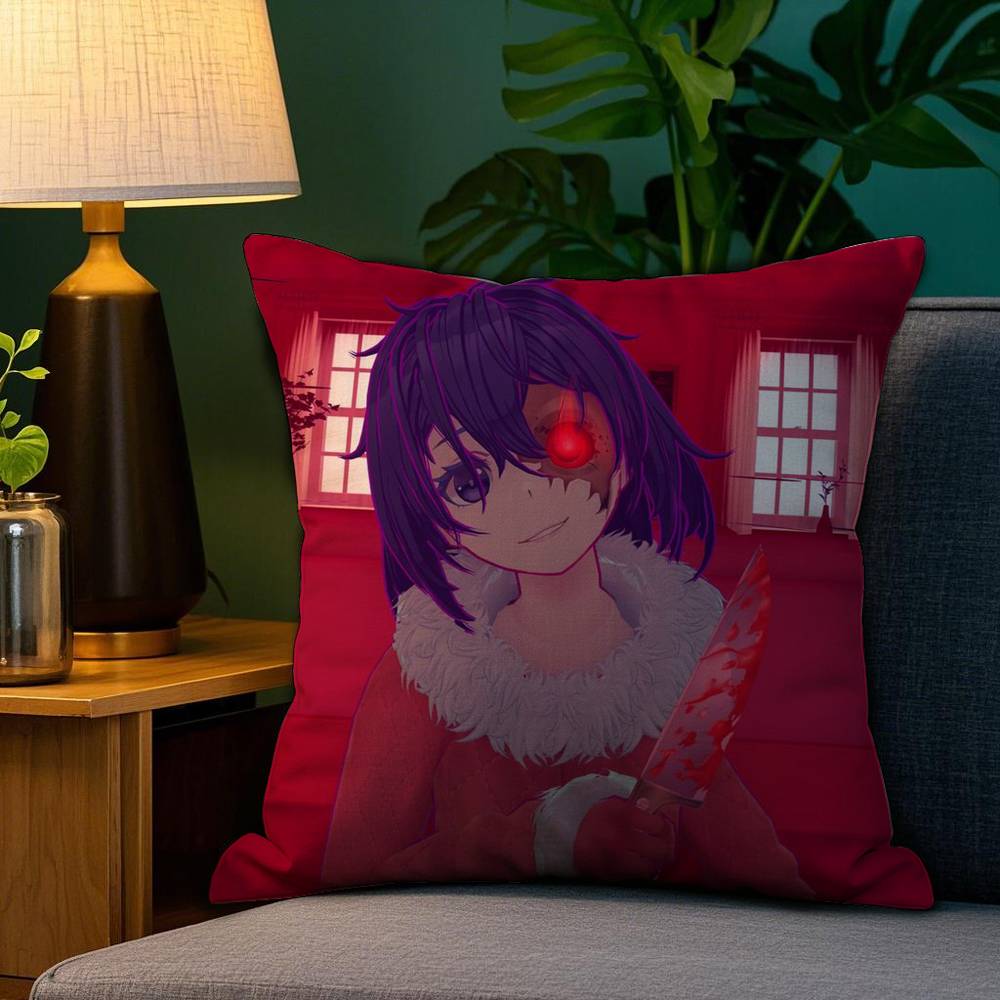 Anime Pillow Case Sofa Living Room Bedroom Doublesided Printing MMiSide Mita Square Cushion Nap Time Pillow Case