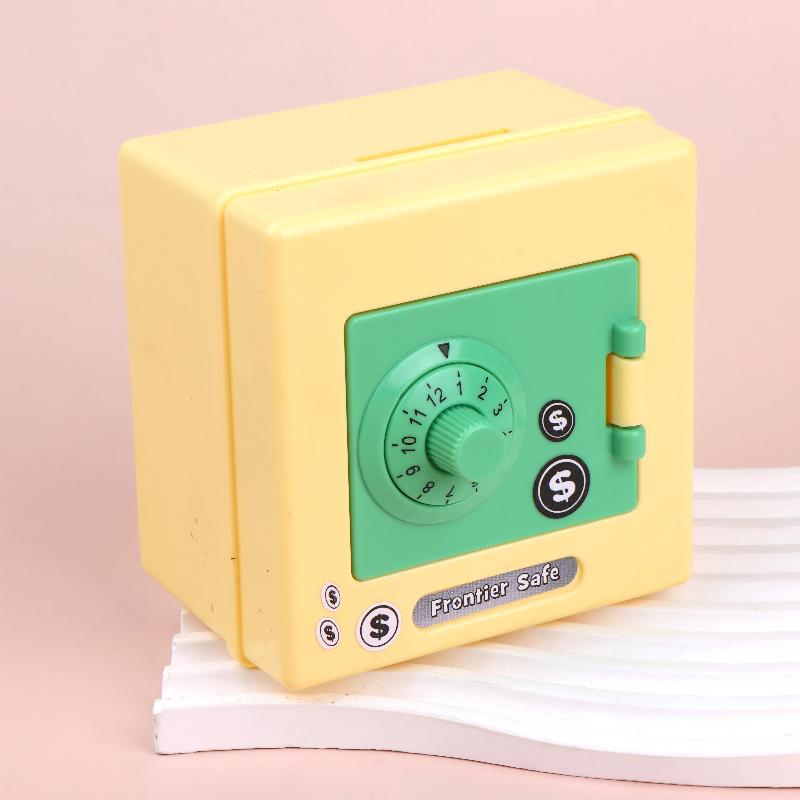 Kids Safe Box Mini Combination Lock Piggy Bank Secure 4 Digit Code Saving Money Coin Cash Box Birthday Gift for Boys Girls