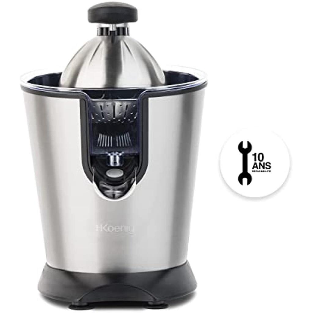 Professional Electric Squeezer, 160 W, Stainless Steel, Silver