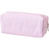 Stripe Pattern Pen Pouch Large Capacity Makeup Pouch New Pen Bag  School Supplies
