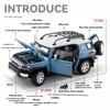 1/24 Scale TOYOTA FJ Cruiser Off-Road SUV Alloy Metal Diecast Model Car High Quality Decorative Trendy Ornaments Gifts Box for Friend