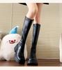Thick-soled Small Long Boots Women's 2025 New Spice Girl Heightening Elastic Thin Boots Small Tube Circumference Tall Knight Boots