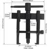 Ściągacz do łożysk, Ściągacz do kół pasowych z dwoma pazurami, Ściągacz do kół zębatych, Narzędzie do konserwacji samochodowej, Narzędzie do demontażu łożysk i kół pasowych (Czarny, 35x45mm)