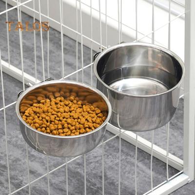 Stainless Steel Pet Bowl Parrots Birds Dogs Cats Rabbits Birds Small Animals Cage Mount Water Food Feeding Cup Pet Supplies