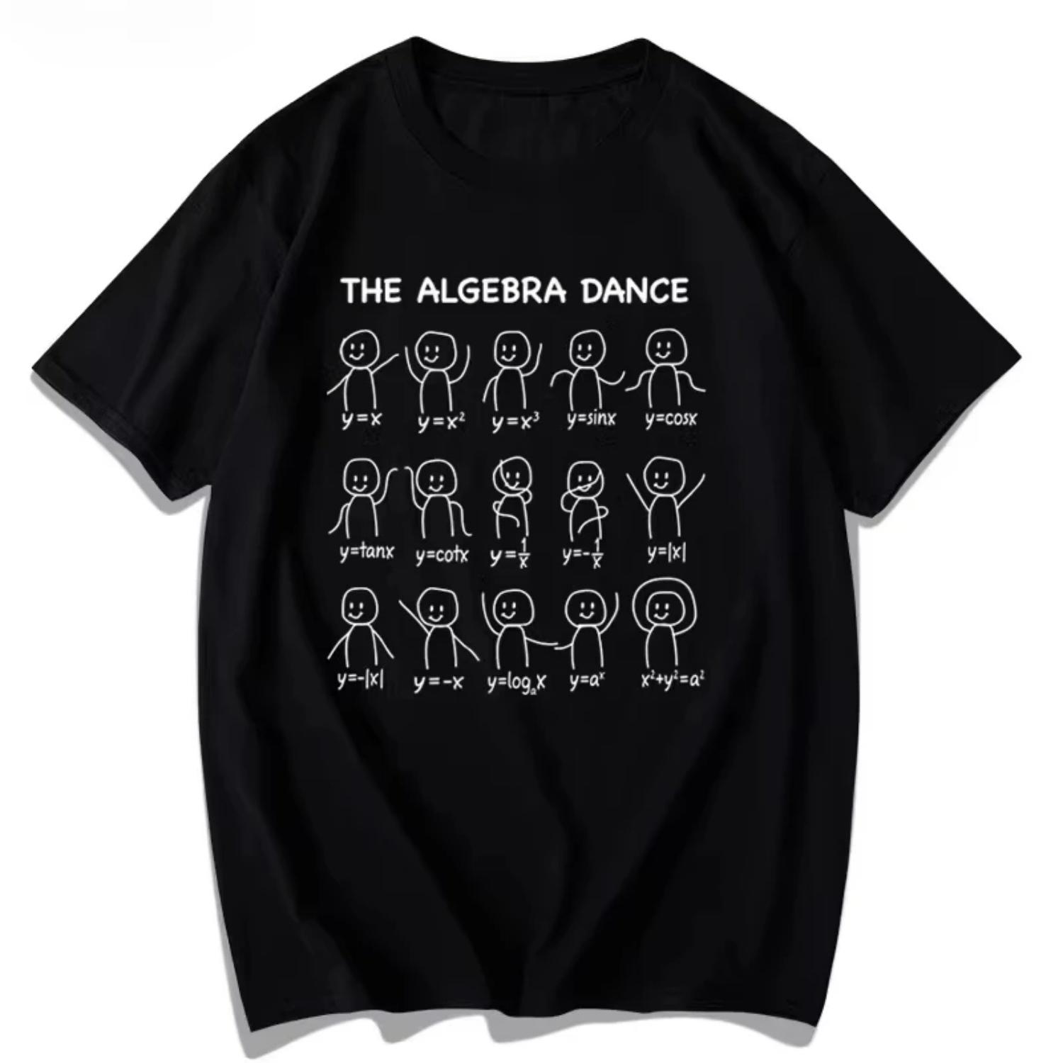 

Algebraic Quadratic Equations Trigonometric Functions Fun Math Dance Summer Short Sleeve Trend T-shirt S чёрный