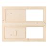 Adjustable Ventilation Plate Ventilation Flap Sauna Ventilation Flap Adjustable Air Gap Effective Ventilation Exhaust Air Slide