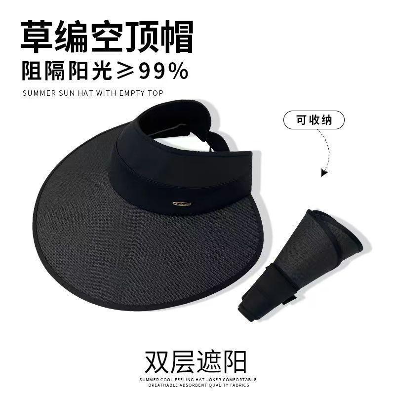 Brim Wide Elegant Sun Hat Women Featuring Foldable Design Outdoor Sunscreen Hat