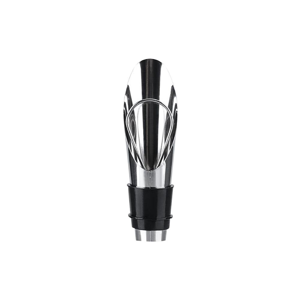 Liquor Spirit Red Wine Pourer Flow Wine Bottle Pour Spout Stopper Stainless Steel Cap Portable Filter Kitchen Accessory Decanter 7