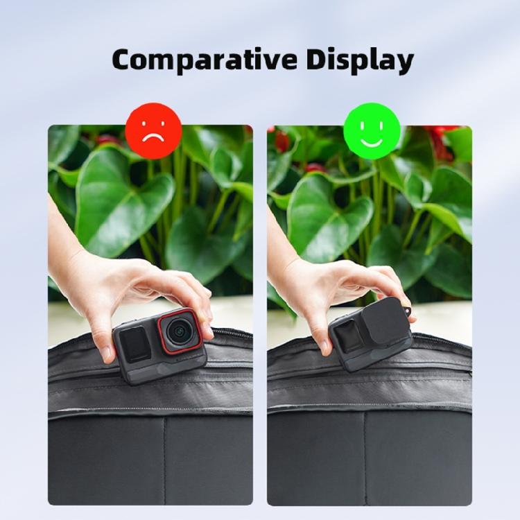 Protective Silicone Lens Cover for Action Camera AntiImpact AntiScratch Secure Adhesion Travel Essential