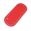 Creative Oval Shape DIY Hand Stitched Woven Bag Cushion Base with Holes Rivet Bottom Accessories