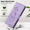Étui Portefeuille en Cuir à Fleurs en Relief 3D avec Support Livre Pour iPhone 17 16 15 Pro Max Samsung S25 Xiaomi Redmi Note 14 Honor Oppo Fentes pour Cartes Rabat