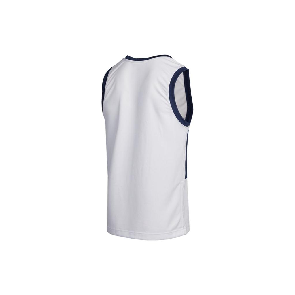 Nike Colorblock Buchstabenlogo Basketball Tanktop Herren Tops Weiß DA1042-100