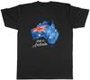 T-shirt Unisex Made in Australia Mappa Australiana Orgoglio Nazionale Tee Regalo