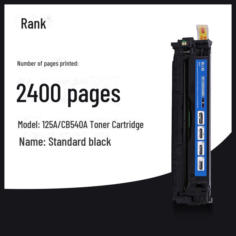 

Gezhige Black 125A Toner Cartridge for HP CB540A: Compatible with CP1215, 1510, 1515, 1518, CM1312.
