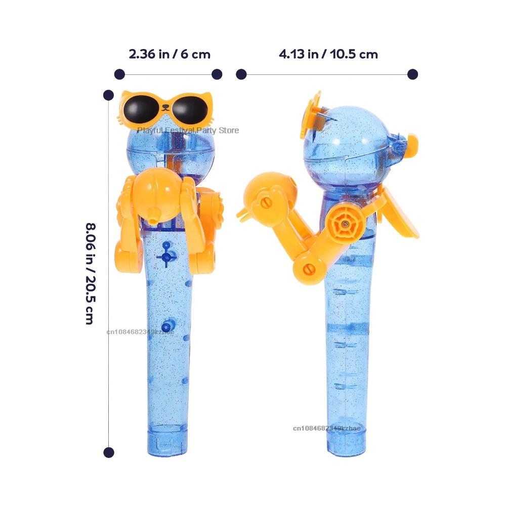 1pc Creative Lollipop Robot Holder Dinosaur Eat Lollipop Pop Ups Case Candy Storage Cool Toy Party Favors Gifts for Kids
