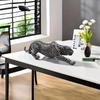 Figurines Guépard en Résine Sculpture Décorative Léopard Créative Moderne Statue Panthère Décor Maison Bar Salon Bureau Cadeau