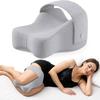 Knee Pillow, Memory Foam Sofa Pillow for Side Sleeping, Between Legs Pillow for Relief Sciatica Hip Lower Back Pain,