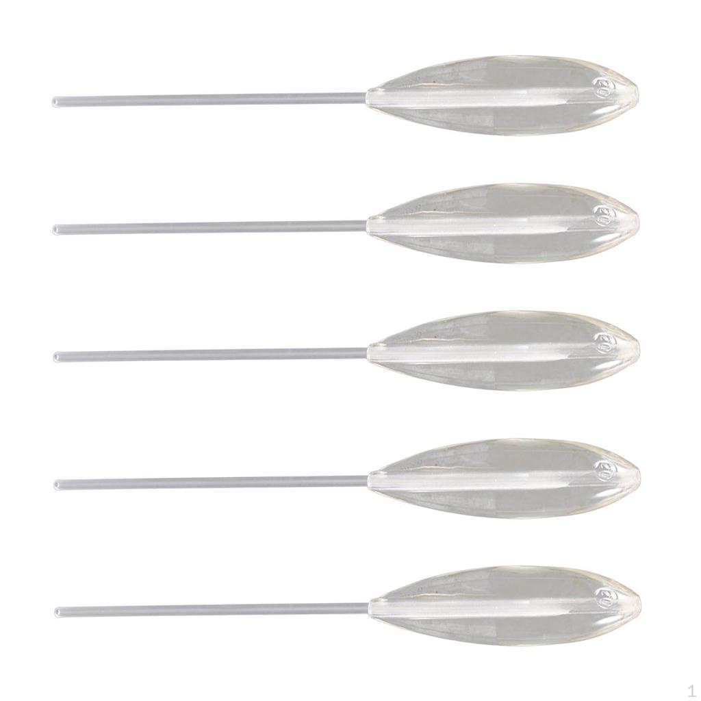 5Pcs Fishing Float Acrylic Bobbers Men Birthday Gift Freshwater Long Distance Casting Convenient