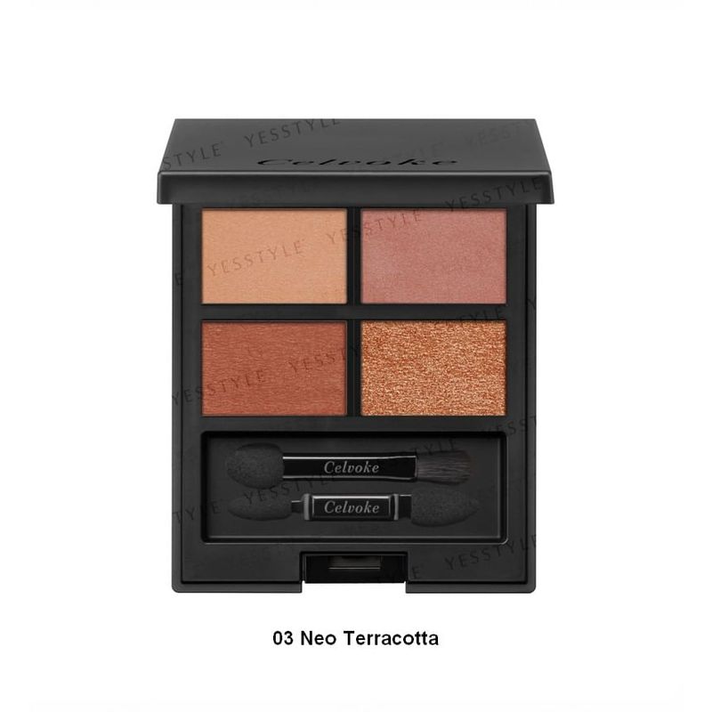 Celvoke - Vatic Eyes 4 Colors Eye Shadow Palette