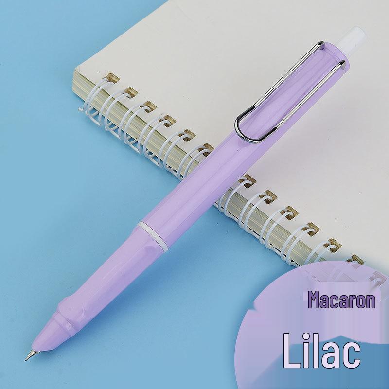 Ergonomic Student Pen with 0.38mm Tip & Replaceable Ink: Ideal for Learning, Calligraphy, and Homework