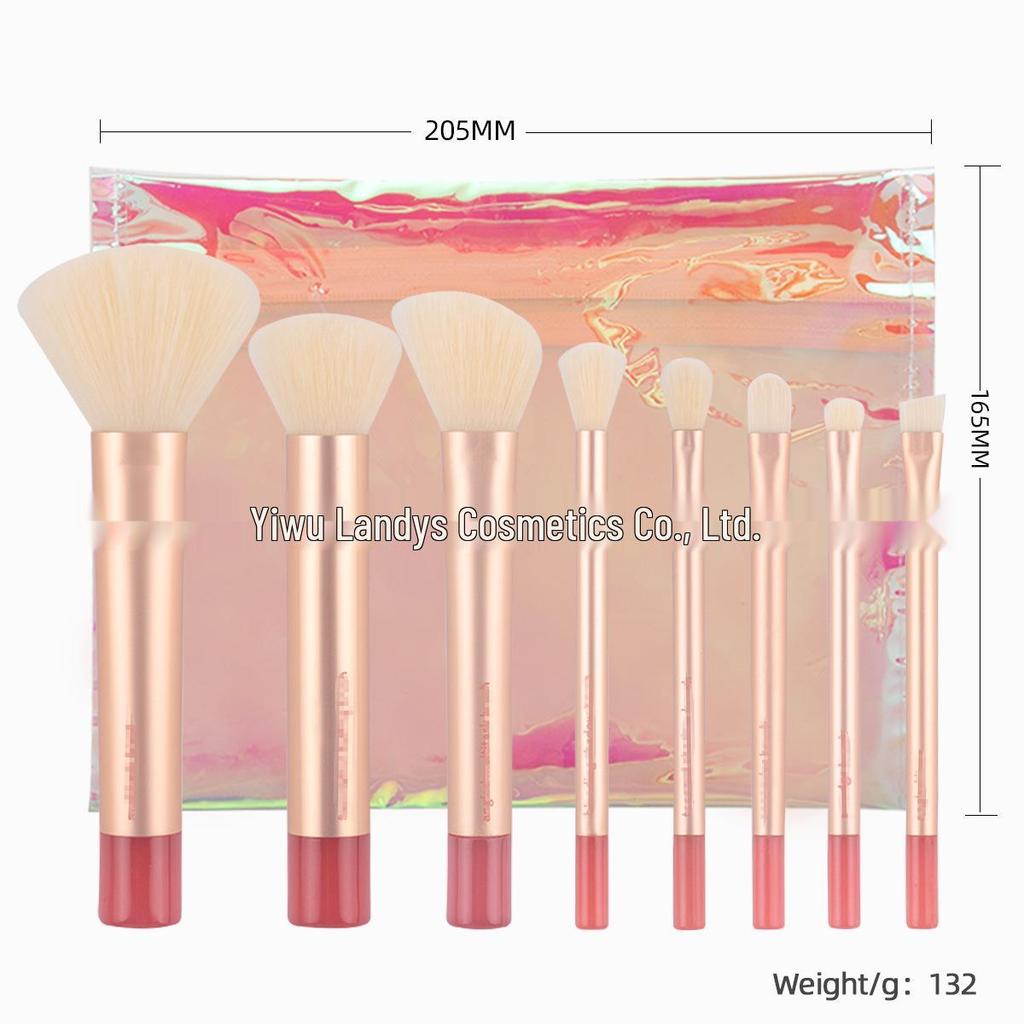 RT Series Makeup Brush & Sponge Set: Blending & Eyeshadow Brushes with Beauty Sponge