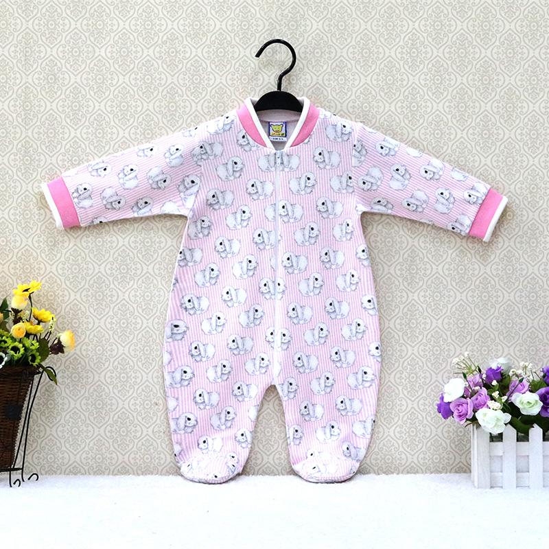 

Комплект зимней одежды для новорожденных мальчиков и девочек из хлопка, повседневный комплект, спортивная одежда на молнии для детей 0–14 месяцев, комбинезон, одежда 3/6 розовый