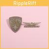 Creative Cartoon Style Metal Shield Eagle Brooch Decorative Pin For Movie Fans