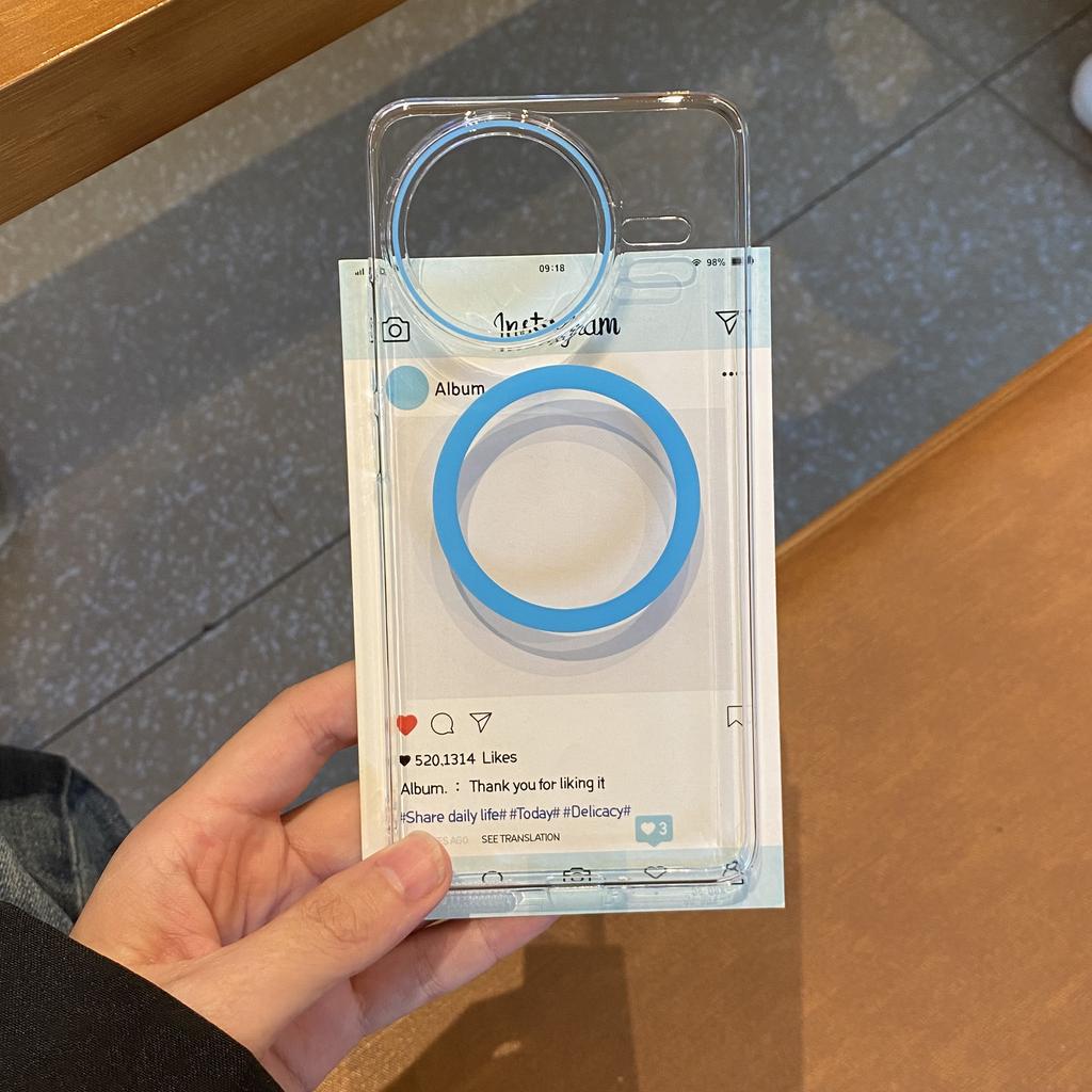 For POCO F7 Pro F7 Ultra Clear Magnetic Dropproof Shockproof and Anti-Yellowing Phone Case