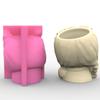 Wreath Girls Pen Holder Silicone Molds Table Ornament Mould Plasters Making Tool Succulent Planter Mold Easy To Clean
