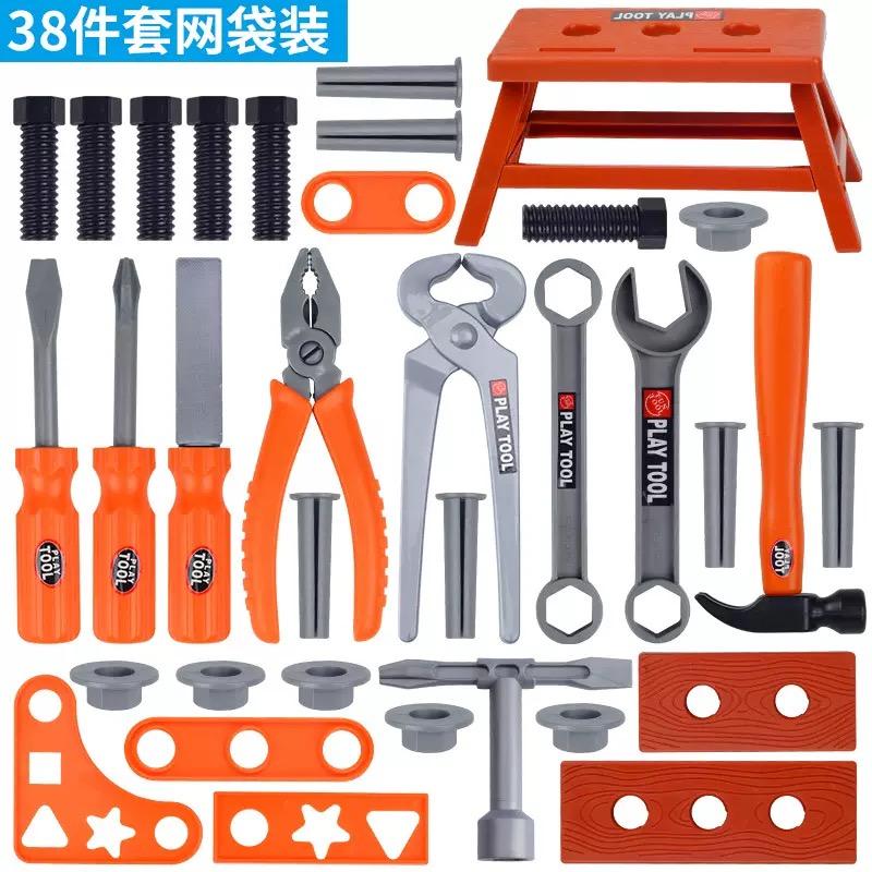 Bestseller Kinderen Reparatie Gereedschapskist Speelgoed Set, Simulatie Bouwgereedschap met Boor, Educatief Doe-alsof Speelgoed Cadeaus voor Jongens