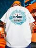 Orion Beerstyle Logo Print White Shortsleeve Tshirt Mens Casual Fashionable Wear