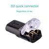 High Quality D2 Plug Car Waterproof Electrical Connector Wire Cable Automotive Led Solder-Free And Strip-Free Terminal Blocks