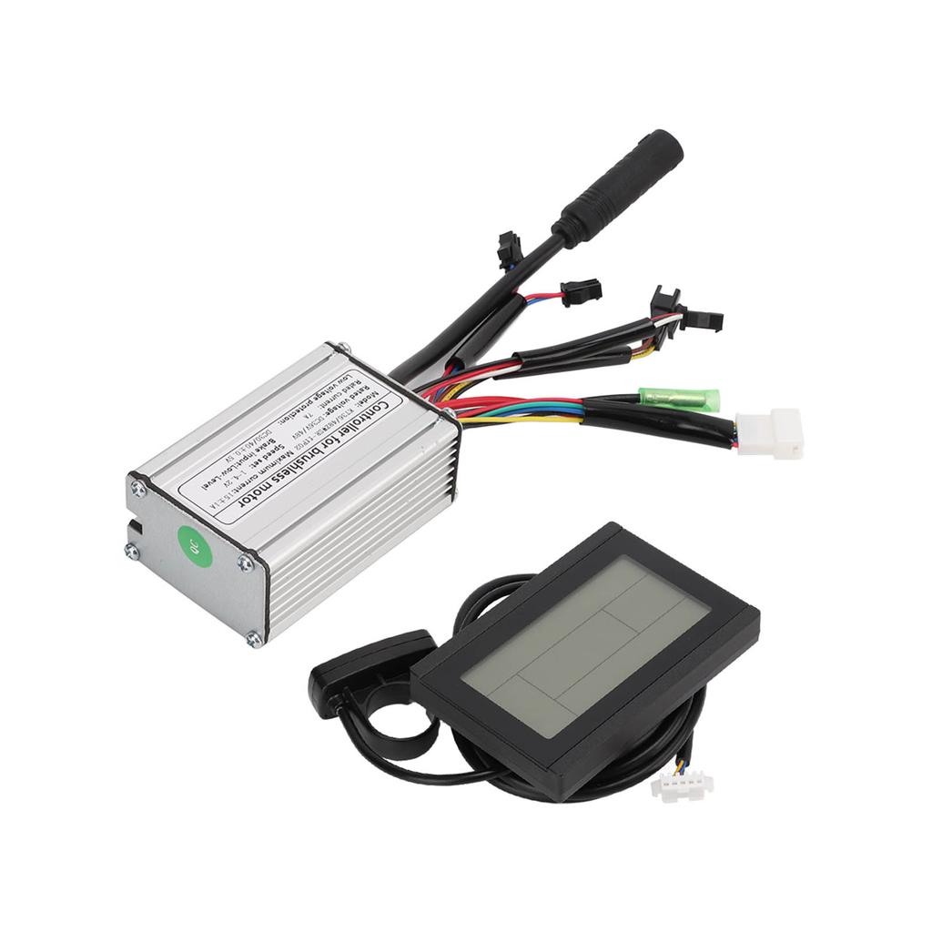 36V 48V 250W Electric Motor Controller Kit KT 15A Motor Controller with LCD3 Display Panel 130X Throttle 8C Sensor