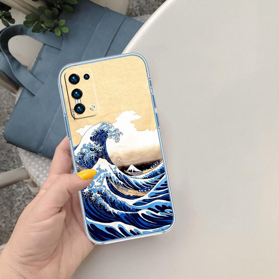 QT21 Great Wave Off Kanagawa New High-End Phone Case for Moto Edge 20 30 S30 40 50 Fusion Plus Pro Lite Neo Ultra G Stylus Play