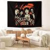 S-Stranger T-Things Hellfire Club Tapestry Wall Hanging Banner Background Backdrops Living Room Cloth Bedroom Party Decor Gift