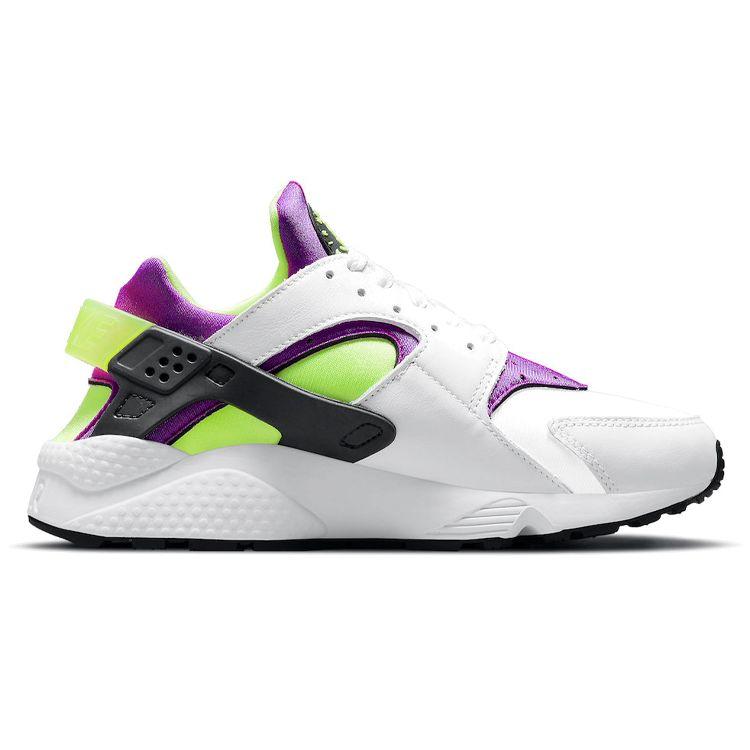 Nike Air Huarache Magenta 2021 Women Sneakers Purple White Neon-Yellow DH4439-101
