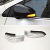 2Pcs Amber Sequential Blinker Side Mirror Indicator Turn Signal Light For Toyota CAMRY COROLLA YARIS VENZA Car Styling