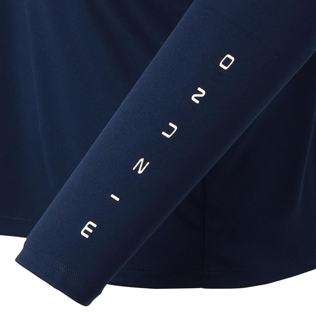 Mizuno BIO NEXT Golf Long UV Deep Size M Undershirt, Sleeve, Protection, Moisture-Wicking, Quick-Drying, Men's, Navy, (52JAC550)